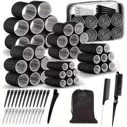 69 Pcs Self-Holding Hair Roller Curlers Set