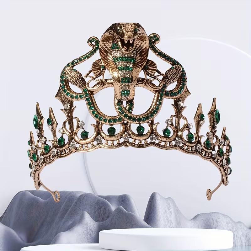 Baroque Cobra Crown Headpiece
